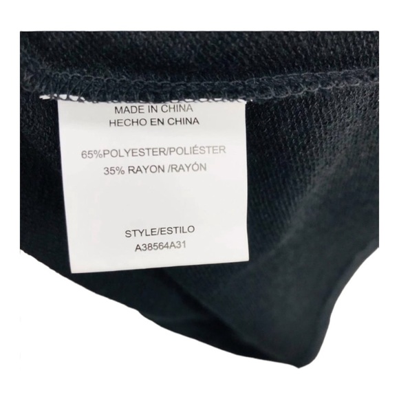 4/$45 AS U WISH NWT Black Long Sleeve Mini Mid Length Light Sweater Dress Small - Picture 9 of 9